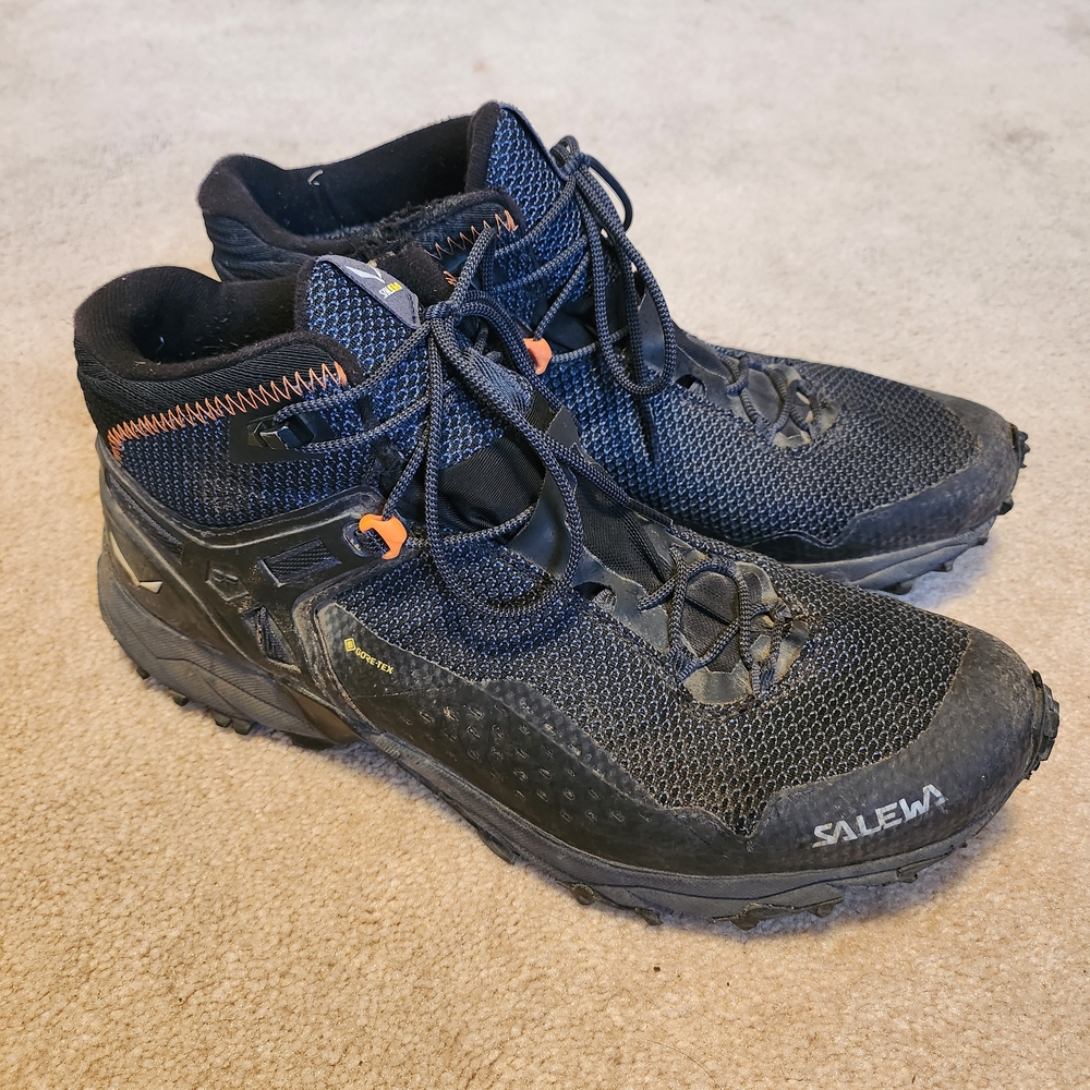 Salewa Black and Orange Men's Boots